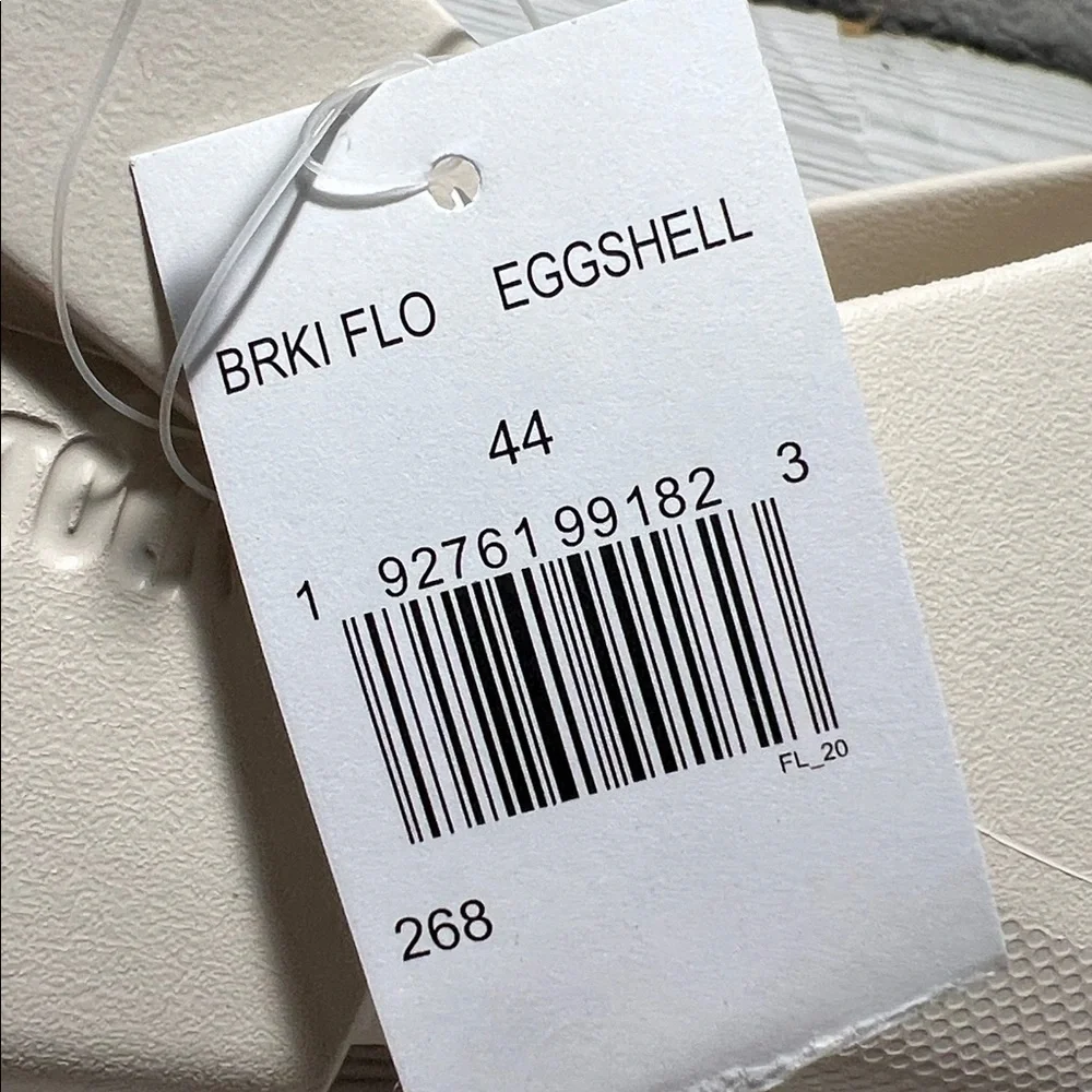 Birkenstock Birki Flow‎ EVA Clogs slip on sandals eggshell white EU 44 men’s 11
